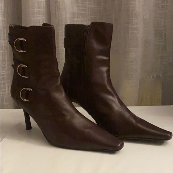 EUC Valerie Stevens Plum Boots 9 Val Flex - Picture 2 of 10